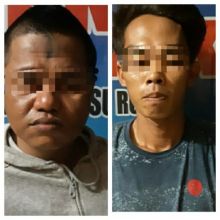 Tim Opsnal Satnarkoba Polres Bengkalis berhasil meringkus dua orang pelaku tindak pidana narkotika jenis sabu. /hari