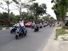 Kegiatan klub Yamaha Lexi sambut Ramadhan