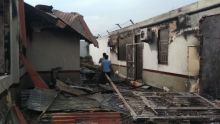 Kondisi rutan Siak yang terbakar pasca kerusuhan Sabtu dini hari kemarin