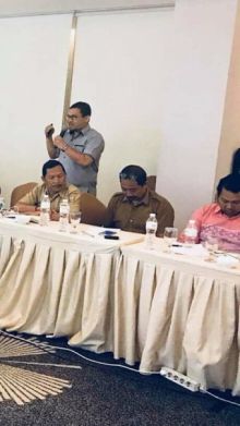 Kadis Kopdagrin Drs. Azhar, MM saat menghadiri acara baru-baru ini/zar