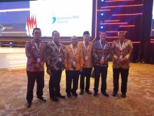 Bupati Pelalawan HM Harris saat menghadiri Musrenbangnas baru-baru ini di Jakarta/ardi