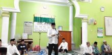 Bupati Kuansing saat Safari Ramadhan di Masjid Al Furqan Kuantan Mudik/zar  