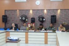 Rapat koordinasi Ramadan dan menyabut lebaran dengan unsur Forkopimda Inhil,/ADV