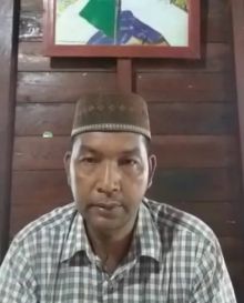 Khalidi, tokoh masyarakat Kecamatan Pelangiran/rgo