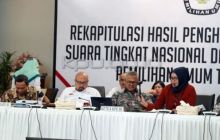Pleno penghitungan suara KPU RI