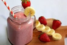 Smoothies Stroberi Pisang