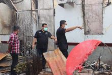 Kondisi ruangan rutan pasca  kerusuhan/lin