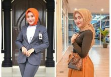 Karyawan bank di Riau ini bikin terpesona netizen (foto/instagram)