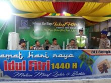 Kaposyan RoRo Bengkalis, Ipda Dodi Ripo di lokasi Posko pelayanan mudik Idul Fitri/hari