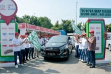 Peresmian posko siaga Toyota dan pelepasan rombongan komunitas pengguna Toyota di Rest Area KM 57 Cikampek