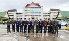 HM Wardan memimpin peringatan Hari Lahir Pancasila,  Sabtu (1/6/19).