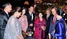 Menantu Ani Yudhoyono, Annisa Pohan unggah foto SBY saat bersama Presiden Jokowi dan ibu negara (foto/int)