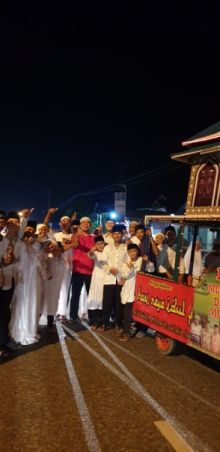 Ketua DPRD Andi Putra mengikuti pawai takbiran/zar