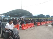 Arus balik di pelabuhan Roll on Roll off (RoRo) Desa Air Putih Bengkalis/hari