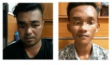 Dua tersangka sabu yang diamankan Polisi/hari