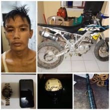 Pelaku pembobol warung dimankan Polisi/rgo
