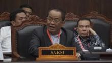 Mantan Sekretaris Badan Usaha Milik Negara (BUMN), Said Didu saat bersaksi di sidang MK