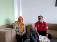  Kasubag Penatausahaan Keuangan DPRD Kuansing Hevi Heri Antoni, S.Sos MSi. saat menerima anggota DPRD Solok