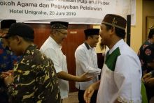 Direktur RAPP, Mhd Ali Shabri mewakili Manajemen PT RAPP mengucapkan mohon maaf lahir batin/IST