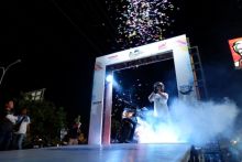 Muhammad Mil Nasri dari Pekanbaru keluar sebagai pemenang dengan jarak tempuh 71,4 KM lomba irit 1 liter Yamaha Mio S.