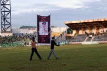 Para suporter PSPS Riau saat 