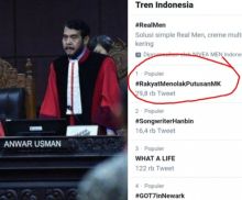 Tagar #RakyatMenolakPutusanMK jadi trending topik di twitter (foto/int)