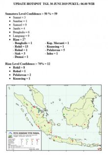 Titik api di Pelalawan