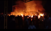 Kebakaran hebat menghanguskan enam kios dan satu ruko, satu korban dikabarkan meninggal dunia