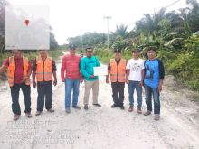 Dinas PUPR Bengkalis dan Satker P2JN Kementrian PUPR saat melakukan peninjauan di beberapa titik beberapa waktu lalu/hari