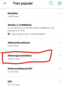 Tagar yang viral di media sosial (foto/int)