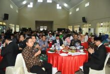 Polisi Resort (Polres) Bengkalis menggelar acara syukuran HUT Bhayangkara./hari