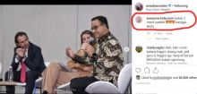 Postingan Anies di Instagramnya
