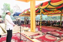 Bupati Siak Alfedri membuka pelaksanaan ibadah Suluk Perdana di rumah suluk Darul Ridho/lin