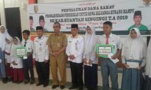 Bupati Kuansing Drs. H. Mursini, M.Si didampingi Ketua BAZNAS Drs. H. Chaidir Arifin/zar