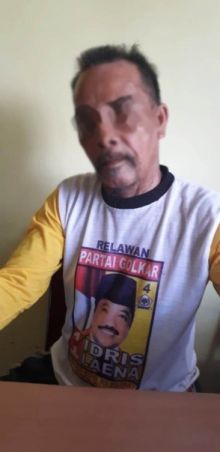 Kakek korban sudah diamankan pihak kepolisian/azi