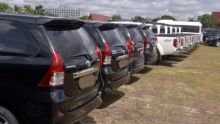 Mobil dinas mantan anggota DPRD Pekanbaru (foto/int)