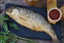 Ilustrasi ikan bandeng presto