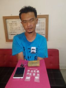 HD alias Iblis (33) warga simpang empat Belilas Kecamatan Seberida diamankan jajaran Polsek Seberida/azi