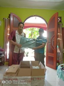 Salah satu Perpustakaan Kampung yang adadi Kabupaten Siak/lin