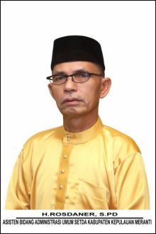 Asisten III Setdakab Meranti, H Rosdaner SPd /int