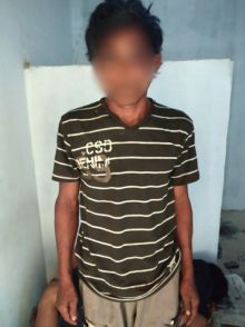 Pelaku pemerkosa IRT diamankan pihak Kepolisian/ardi