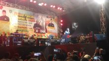 Band Kotak dari ibukota Jakarta dengan aliran Rock, meriahkan malam puncak hari jadi Bengkalis ke 507/hari