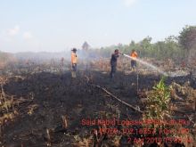 Tim gabungan masih terus berupaya melakukan upaya pemadaman/hari