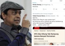 Ustaz Haikal Hassan komentari lagi Situng KPU (foto/int)