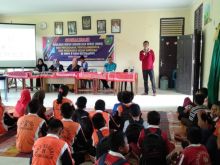 Mahasiswa KKL STAIN Bengkalis melakukan sosialisasi PHBS/hari