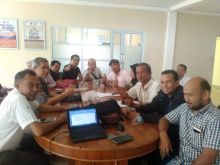 Rapat persiapan panitia qurban PWI Riau