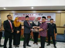 KPUD Bengkalis gelar rapat pleno terbuka penetapan perolehan kursi dan anggota DPRD Kabupaten Bengkalis /hari