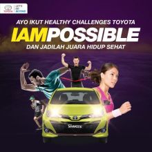 PT Toyota-Astra Motor (TAM) menggelar dua rangkaian kegiatan bertajuk Toyota IAMPOSSIBLE dan Toyota Healthy Race