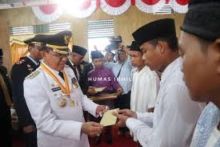 HM Wardan menghadiri acara pemberian remisi umum bagi warga binaan Lembaga Pemasyarakatan Klas II A Tembilahan/ADV