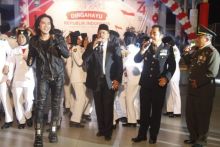 Bupati Alfedri pada  Malam Resepsi Kenegaraan dan Hiburan Rakyat /lin